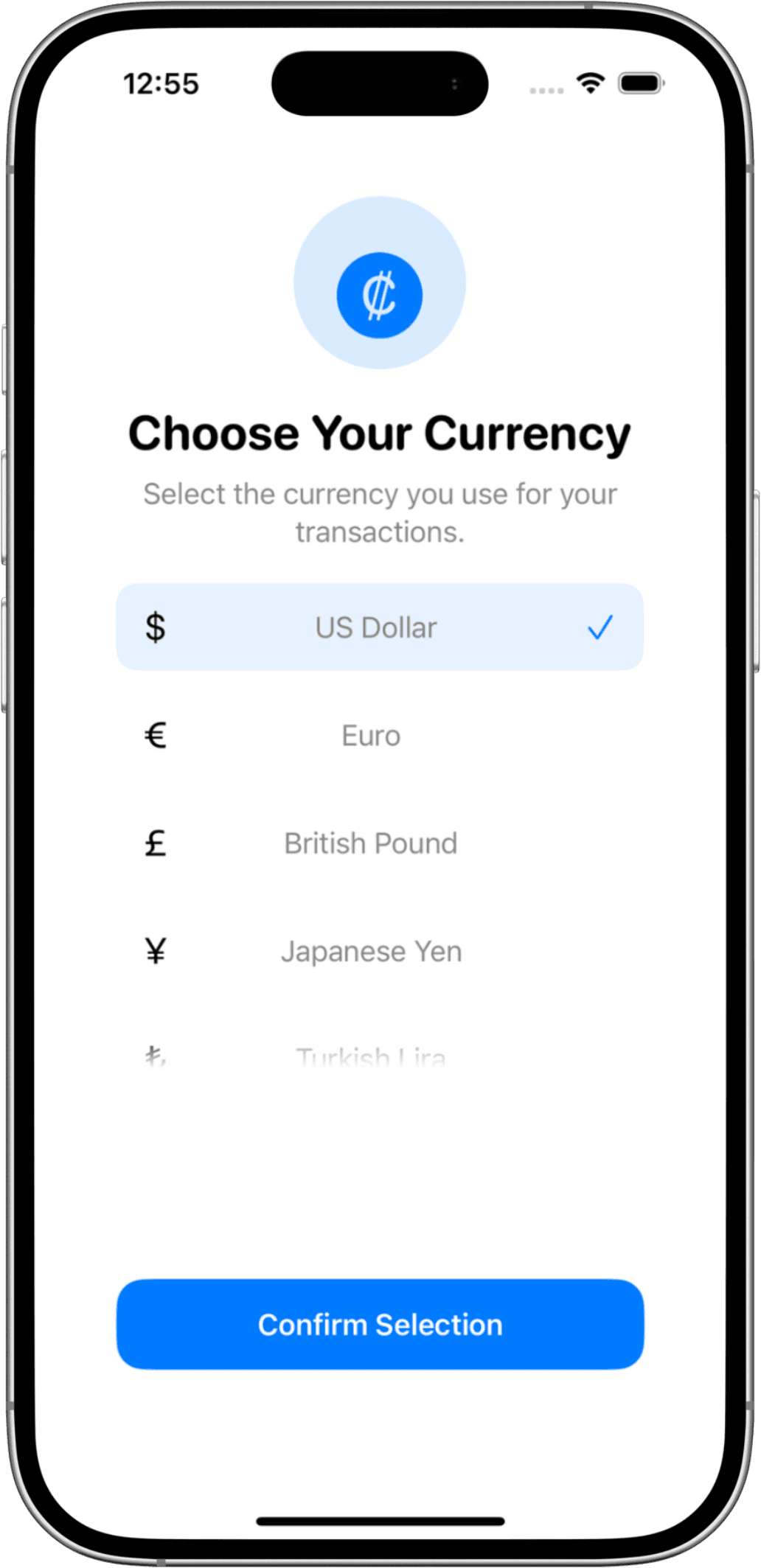 Currency Support